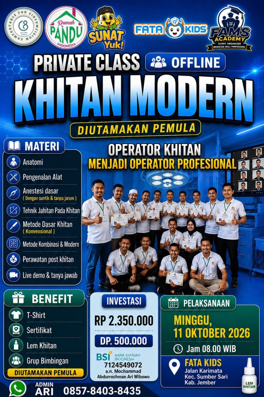 Flyer Private Class Khitan Modern Jember
